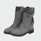 Botins de camurça elegantes feminino