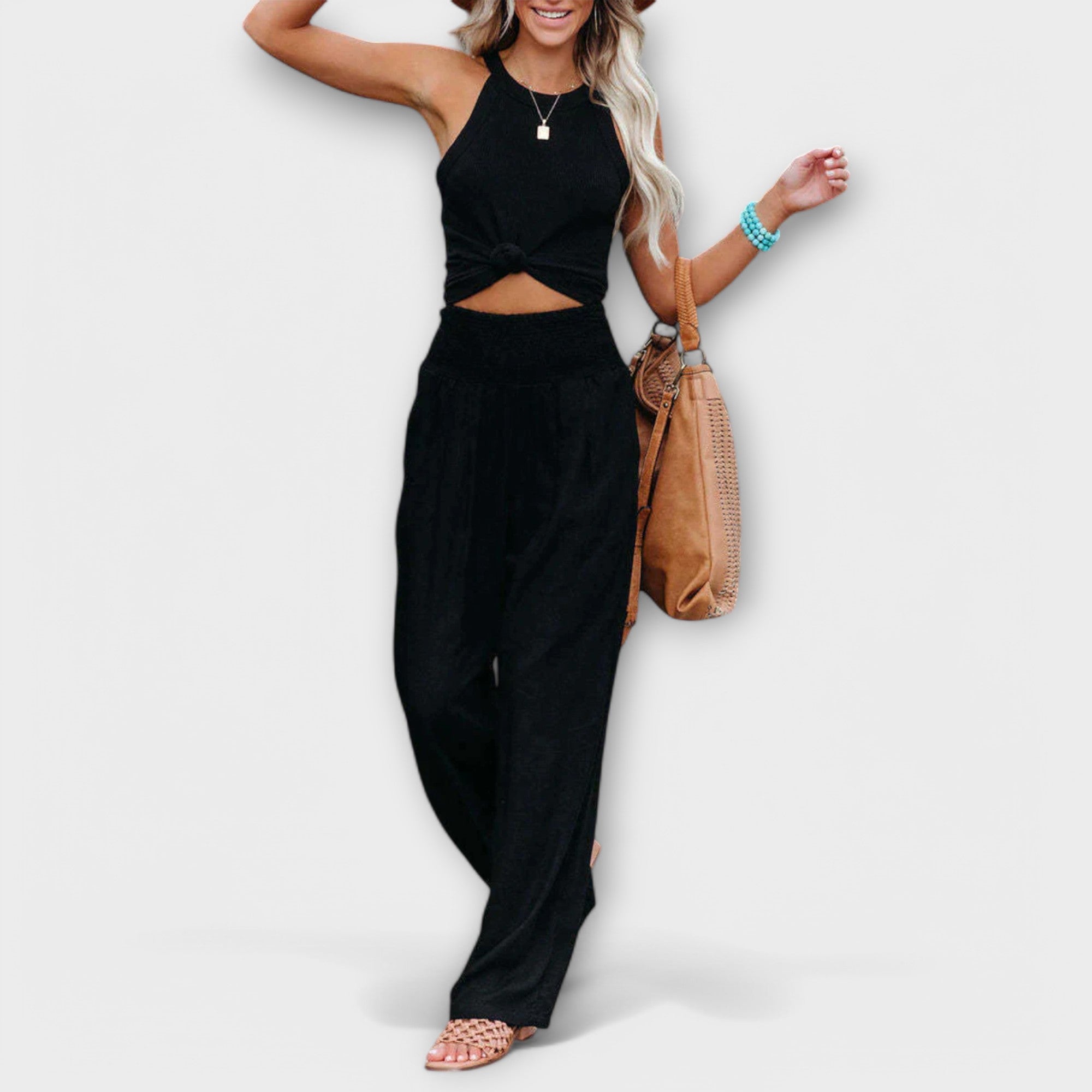 Calças leves e elegantes feminino