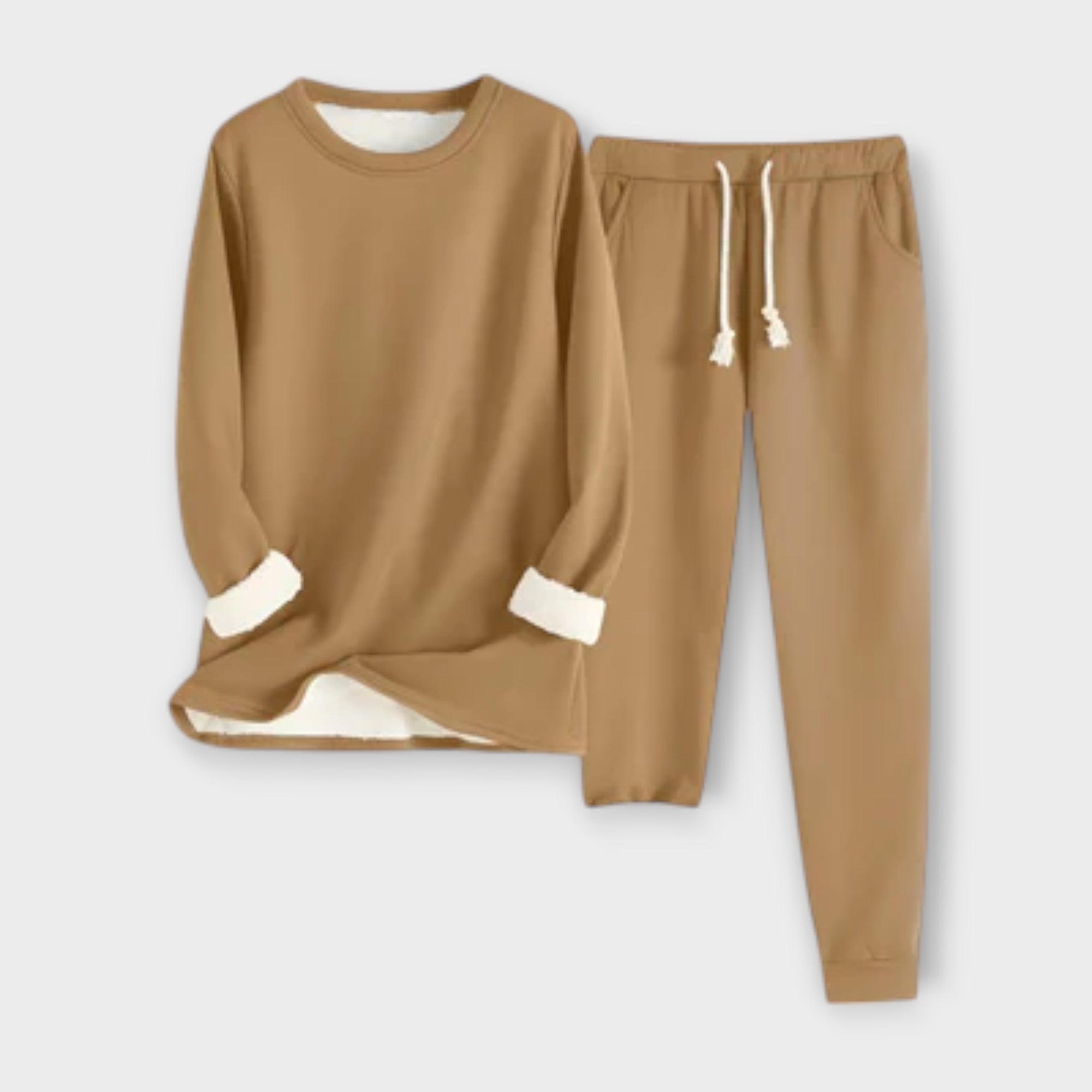 Conjunto de lã térmica feminino