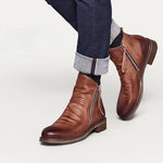 Botas Chelsea em Couro masculino