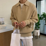 João - Pullover de Malha Misturada masculino