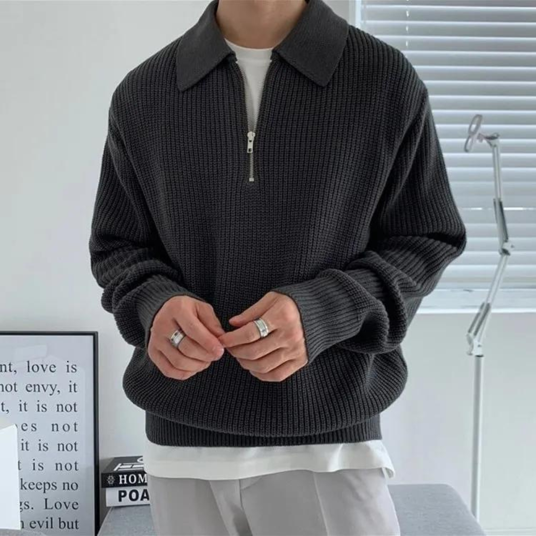 João - Pullover de Malha Misturada masculino