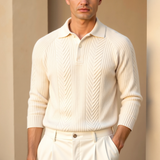 Sweater de Malha Misturada - Relaxada masculino