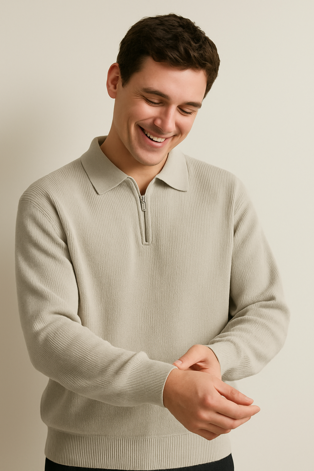Francisco - Gola Polo Zíper Ajustável masculino