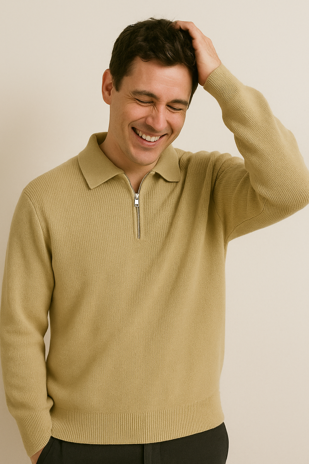 Francisco - Gola Polo Zíper Ajustável masculino