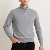 Pullover de Malha - Meio Zíper masculino