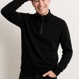 Pullover de Malha - Meio Zíper masculino