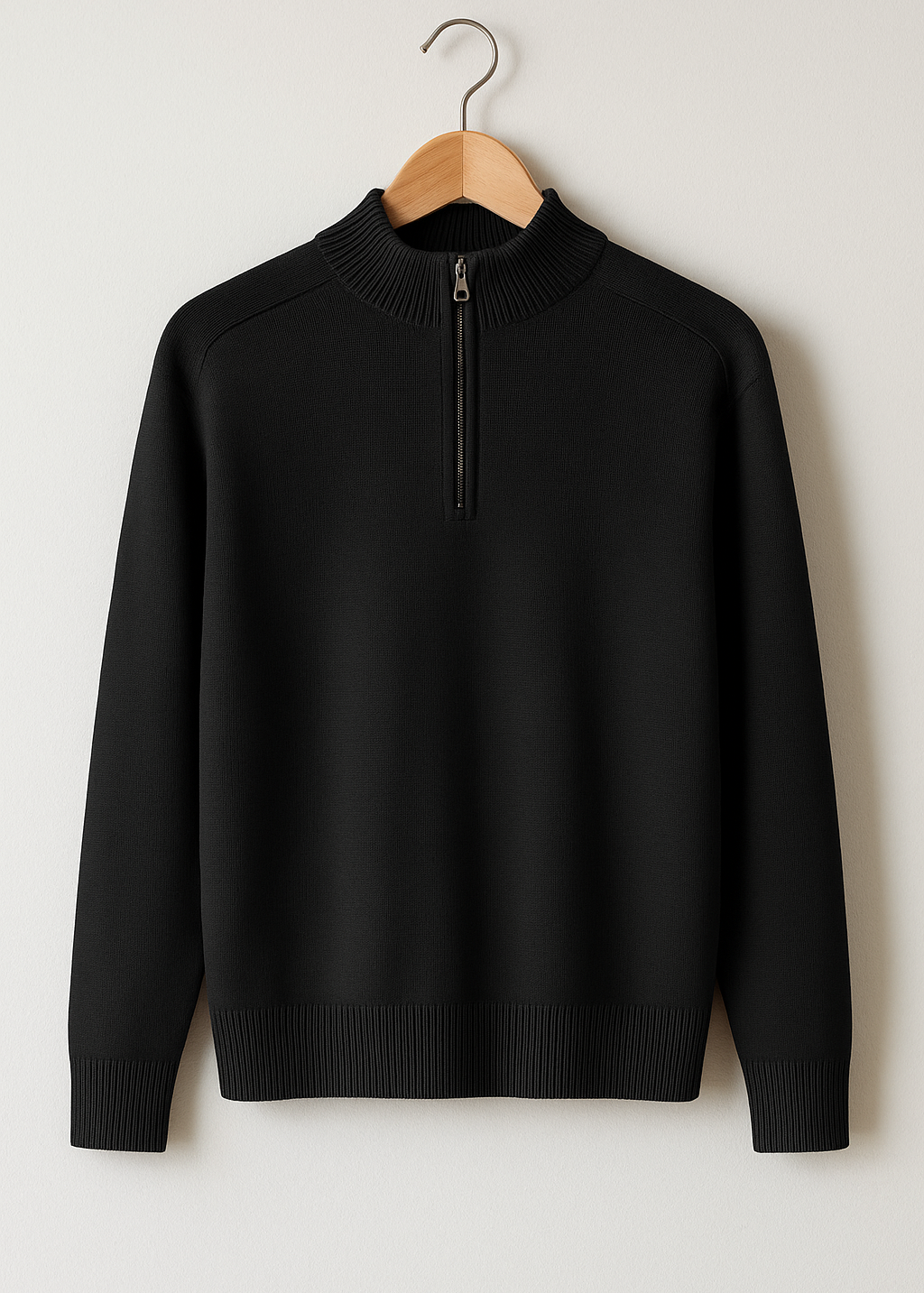 Pullover de Malha - Meio Zíper masculino