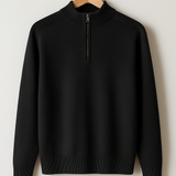 Pullover de Malha - Meio Zíper masculino