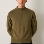 Pullover de Malha - Meio Zíper masculino