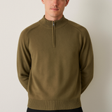 Pullover de Malha - Meio Zíper masculino