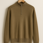 Pullover de Malha - Meio Zíper masculino