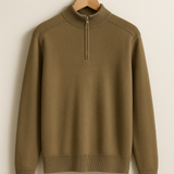 Pullover de Malha - Meio Zíper masculino