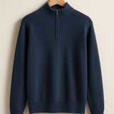 Pullover de Malha - Meio Zíper masculino