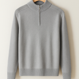 Pullover de Malha - Meio Zíper masculino