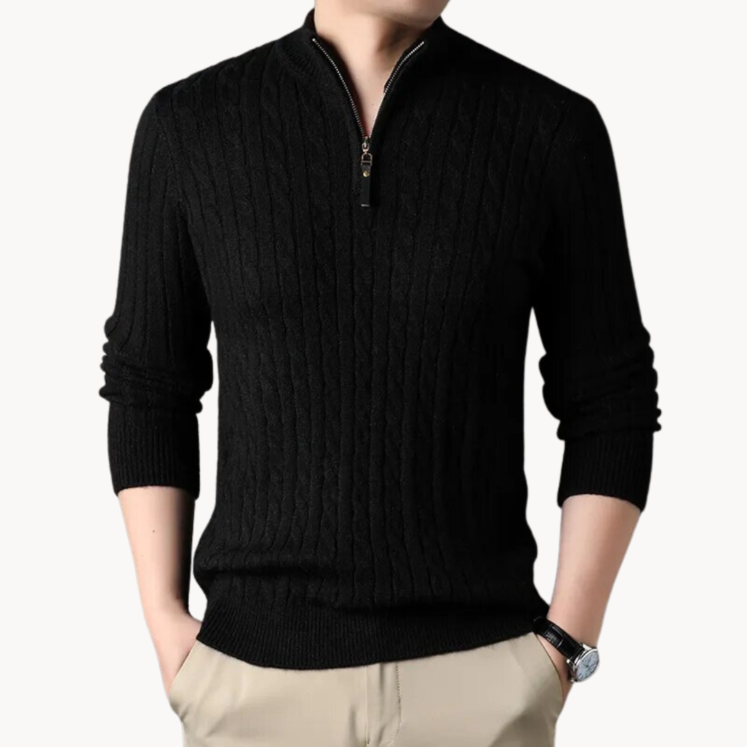 Constantino - Pullover Malha Zíper Curto masculino