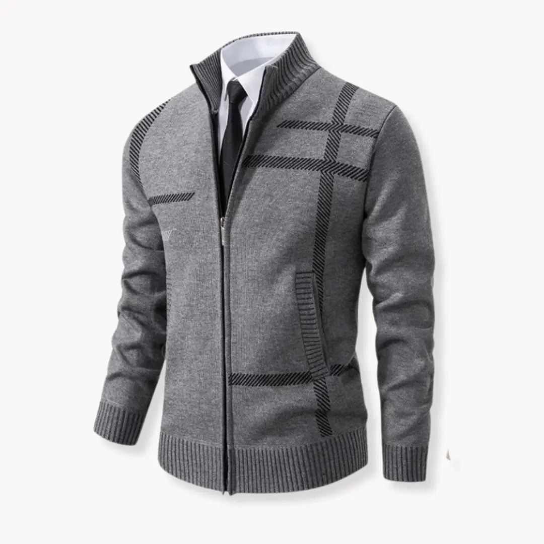 Sweater de Malha - Fecho Frontal Total masculino