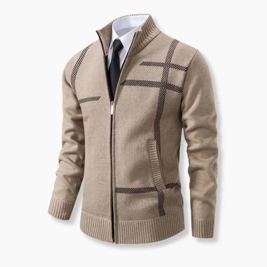 Sweater de Malha - Fecho Frontal Total masculino