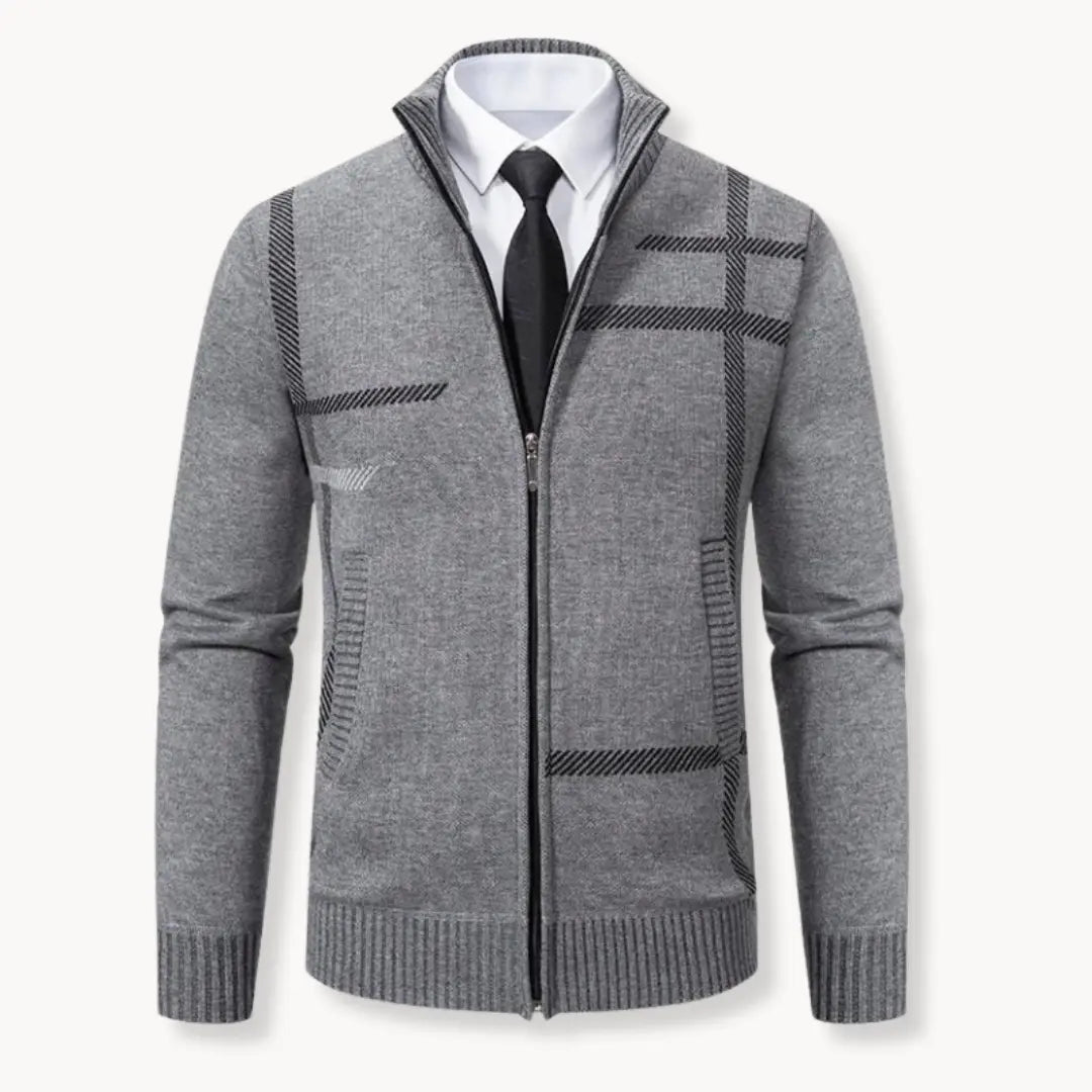 Sweater de Malha - Fecho Frontal Total masculino