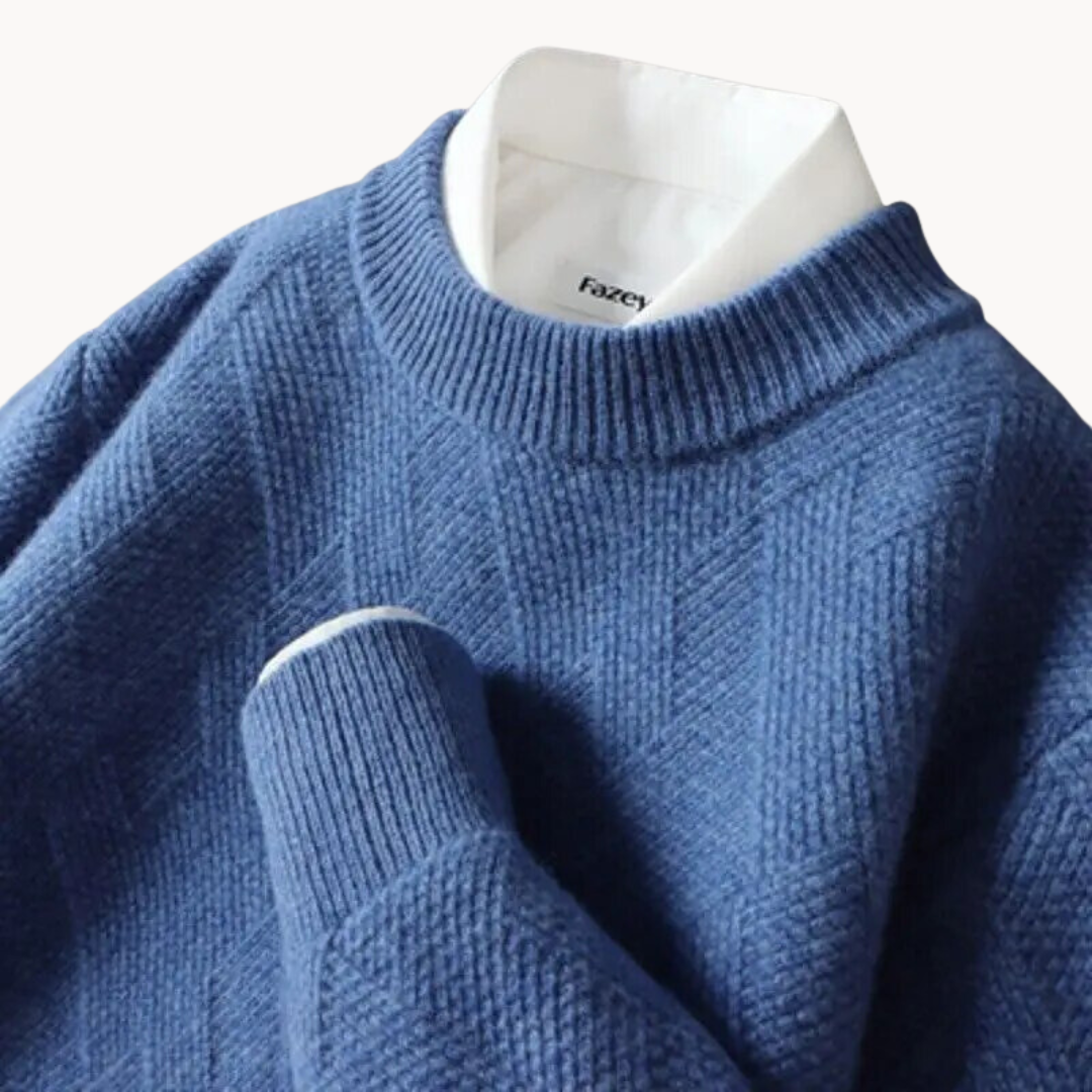 Valentino - Sweater de Malha Jacquard masculino
