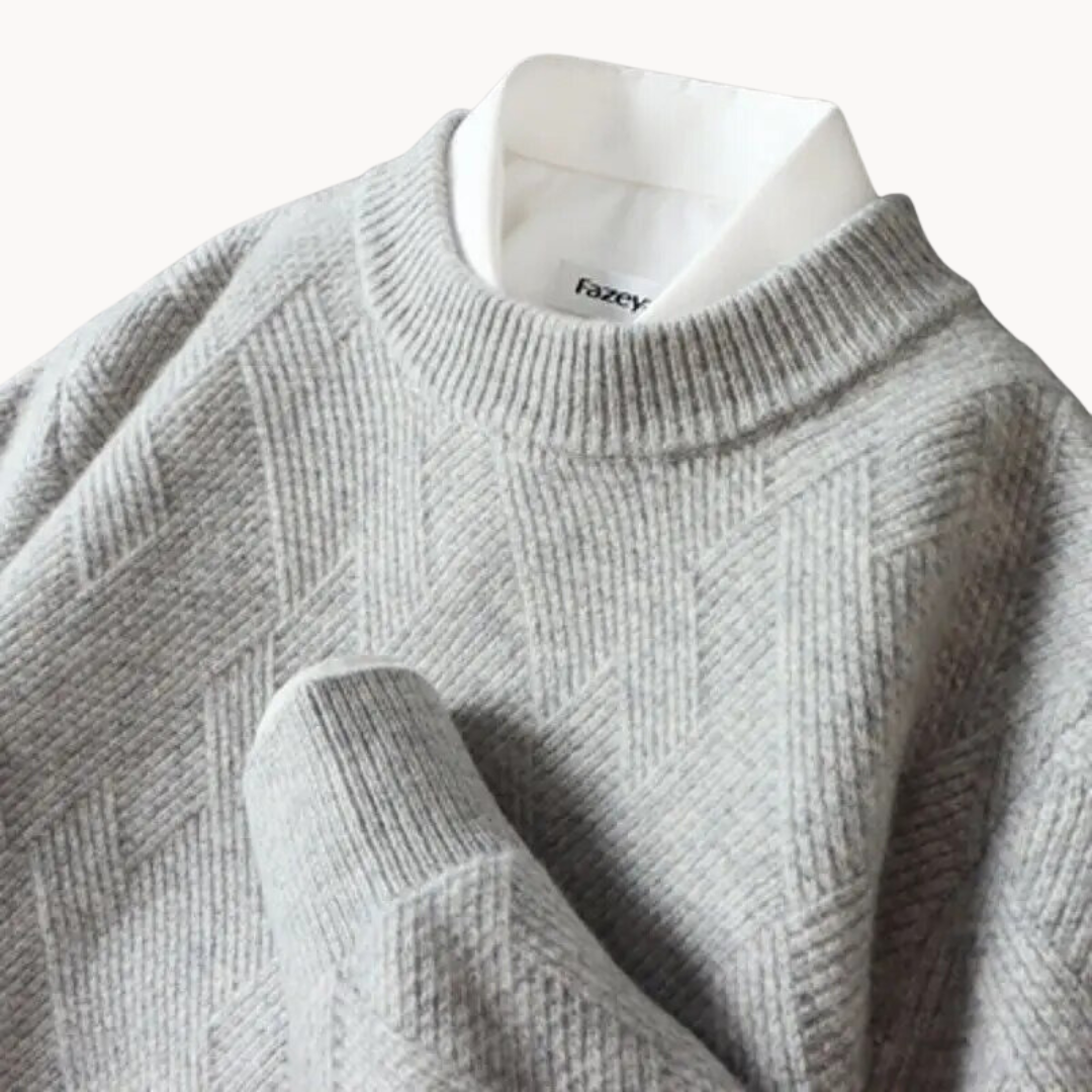 Valentino - Sweater de Malha Jacquard masculino