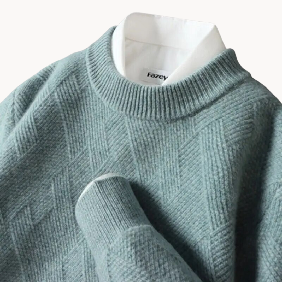 Valentino - Sweater de Malha Jacquard masculino