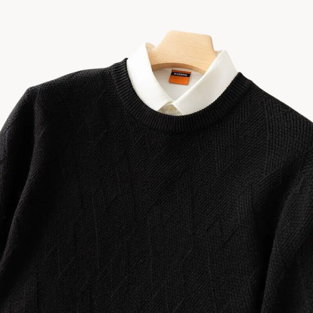 Valentino - Sweater de Malha Jacquard masculino