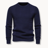 João - Sweater Tricô Patchwork masculino
