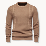 João - Sweater Tricô Patchwork masculino