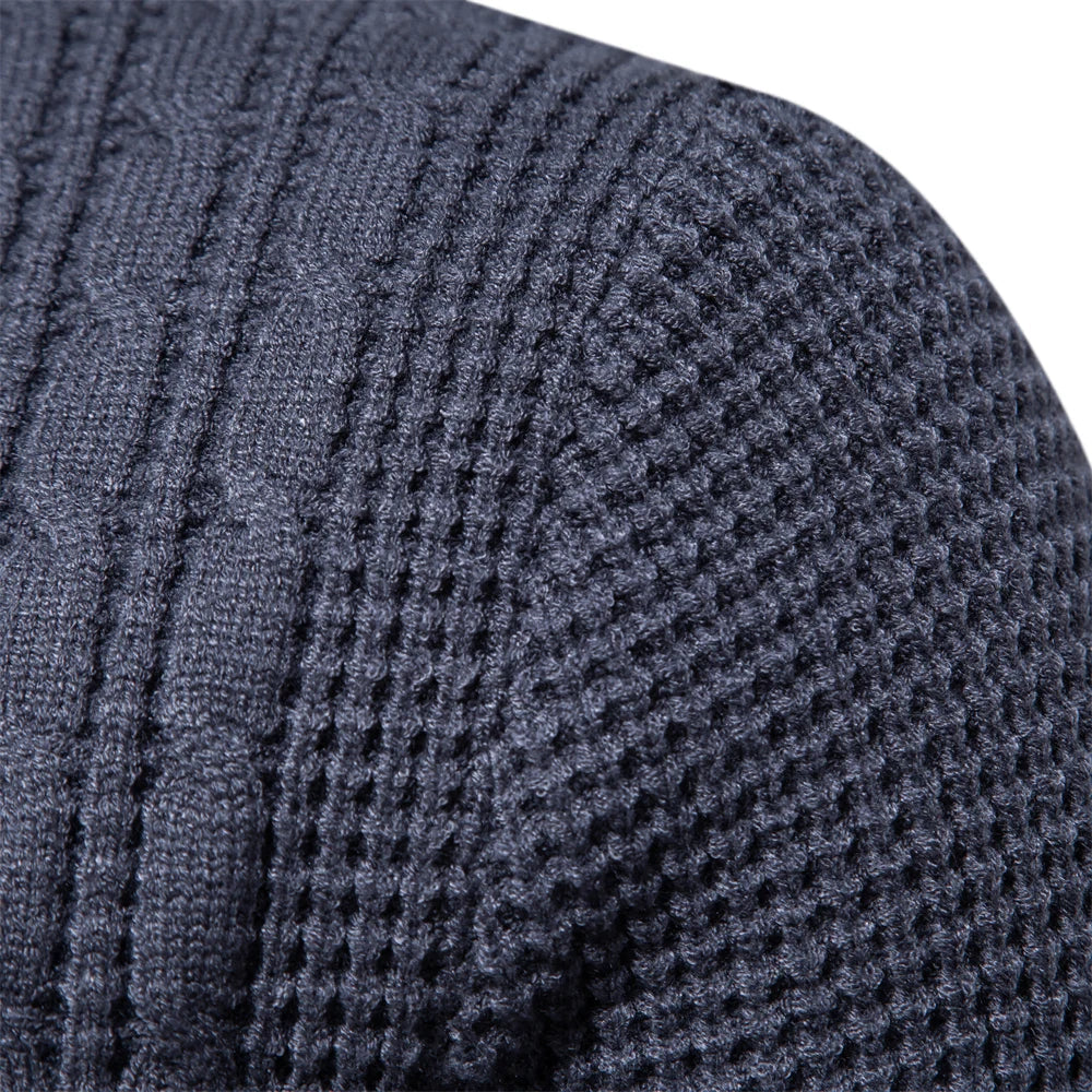 João - Sweater Tricô Patchwork masculino
