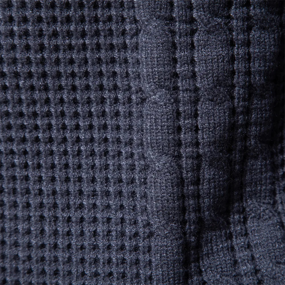 João - Sweater Tricô Patchwork masculino