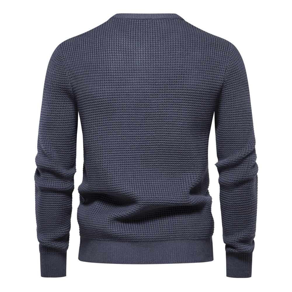 João - Sweater Tricô Patchwork masculino