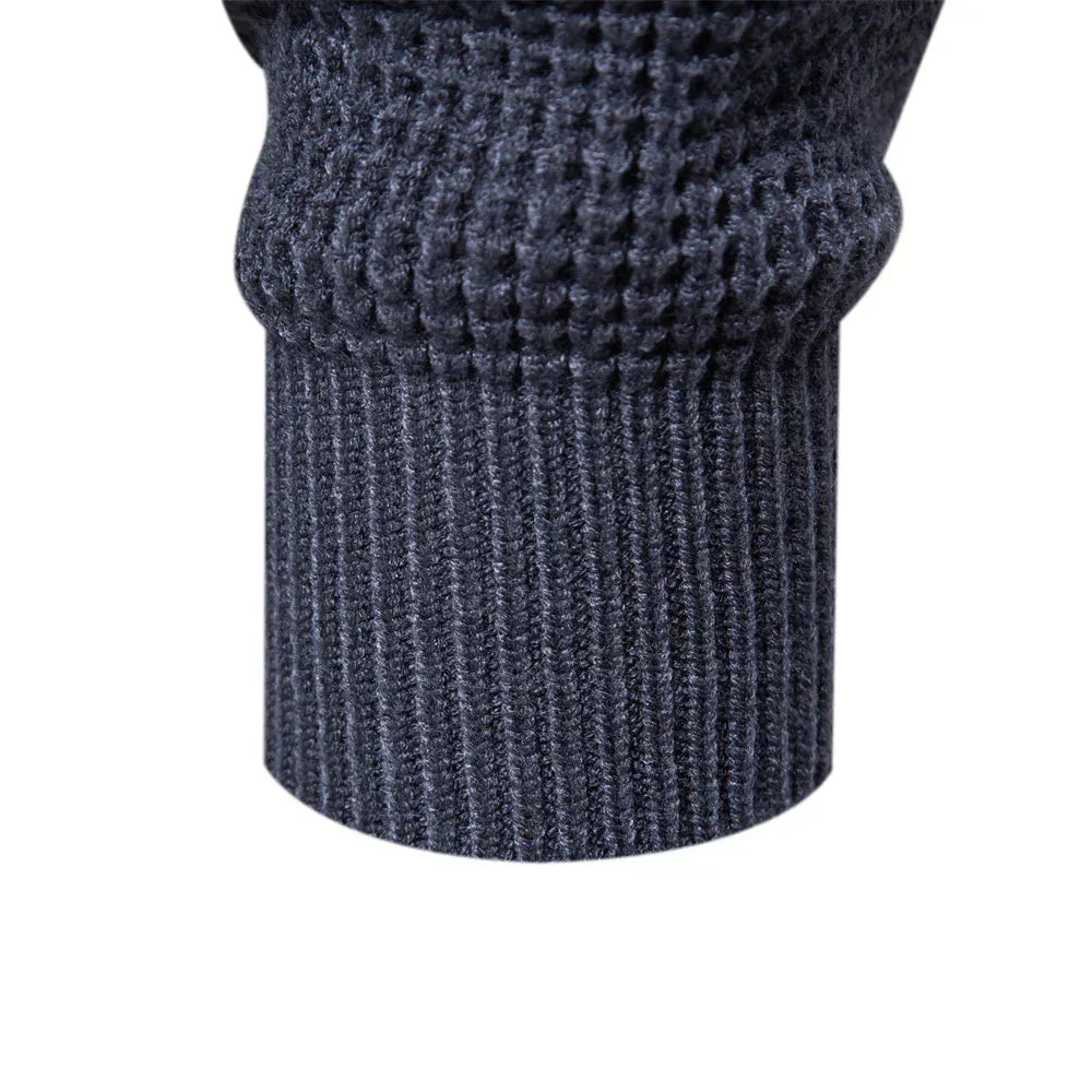 João - Sweater Tricô Patchwork masculino