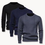 João - Sweater Tricô Patchwork masculino