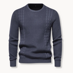 João - Sweater Tricô Patchwork masculino