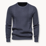 João - Sweater Tricô Patchwork masculino