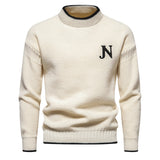 Sweater de Malha - Tecido de Mistura masculino