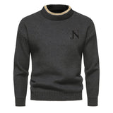 Sweater de Malha - Tecido de Mistura masculino