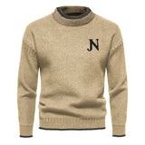 Sweater de Malha - Tecido de Mistura masculino
