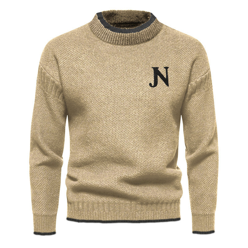 Sweater de Malha - Tecido de Mistura masculino