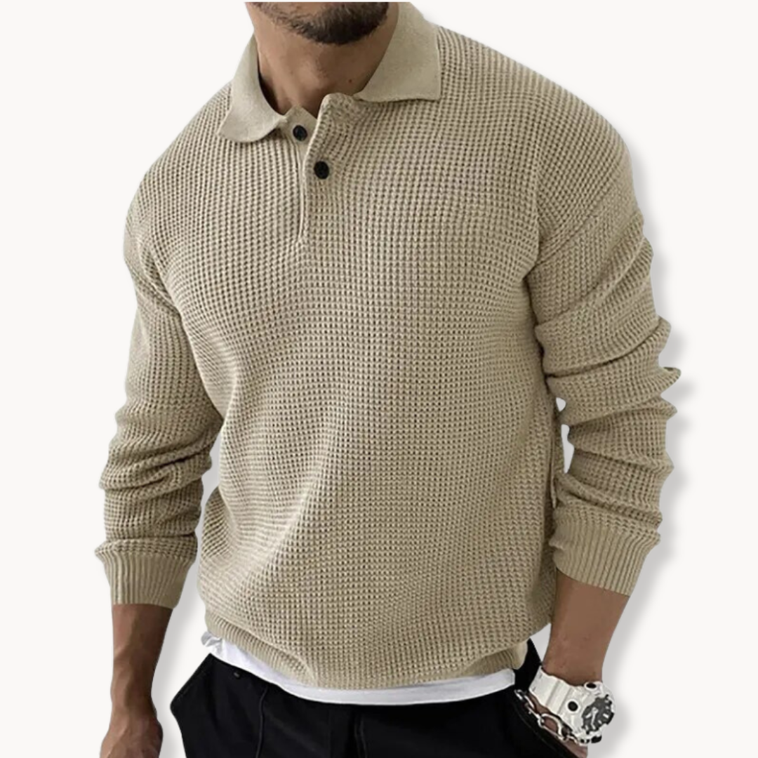 Miguel - Pulôver Pólo Tricotado masculino