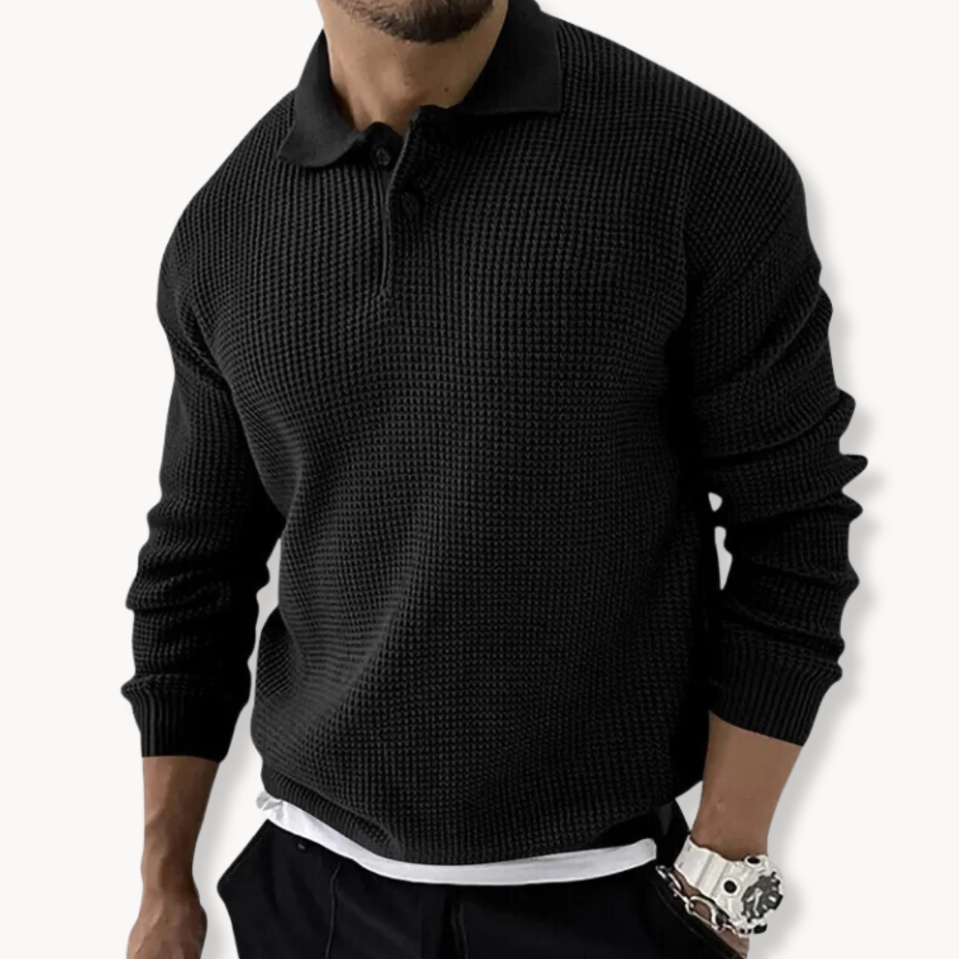 Miguel - Pulôver Pólo Tricotado masculino