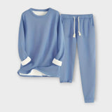 Conjunto de lã térmica feminino