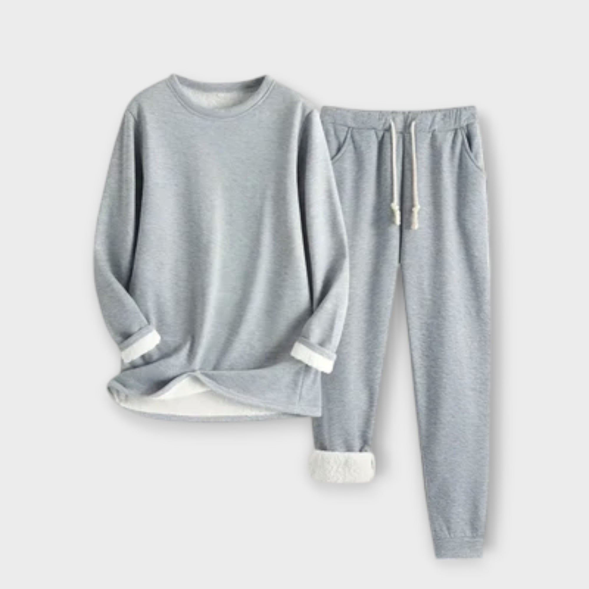 Conjunto de lã térmica feminino