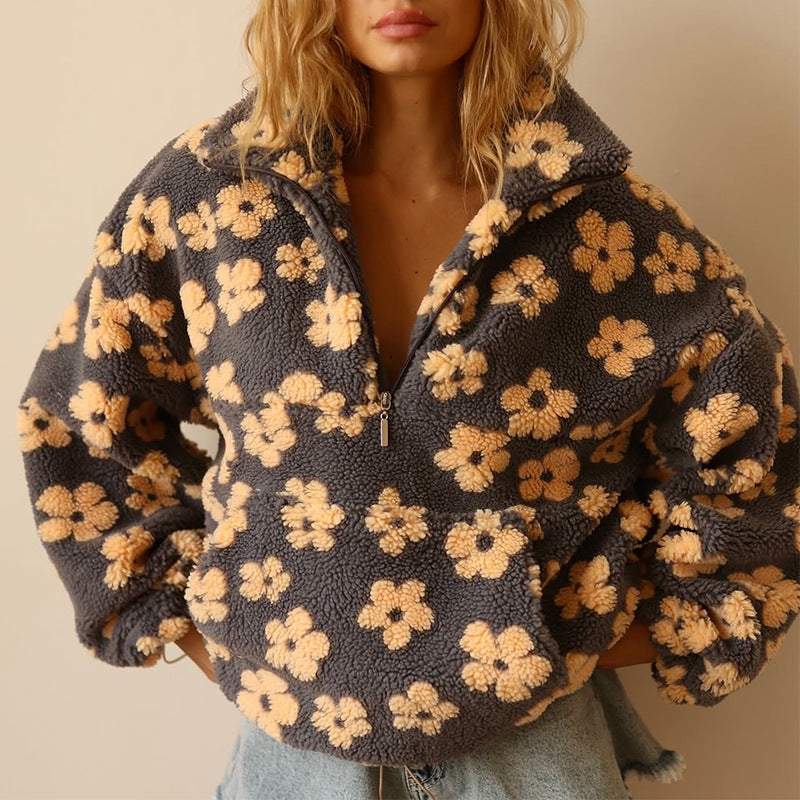 Daisy - Camisola Polar Floral feminino