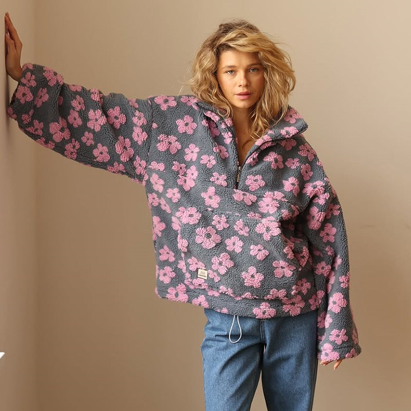 Daisy - Camisola Polar Floral feminino