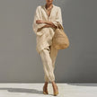 Diana | Conjunto casual com decote em V