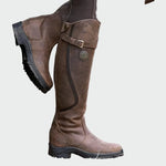 Botas de couro ortopédicas premium feminino