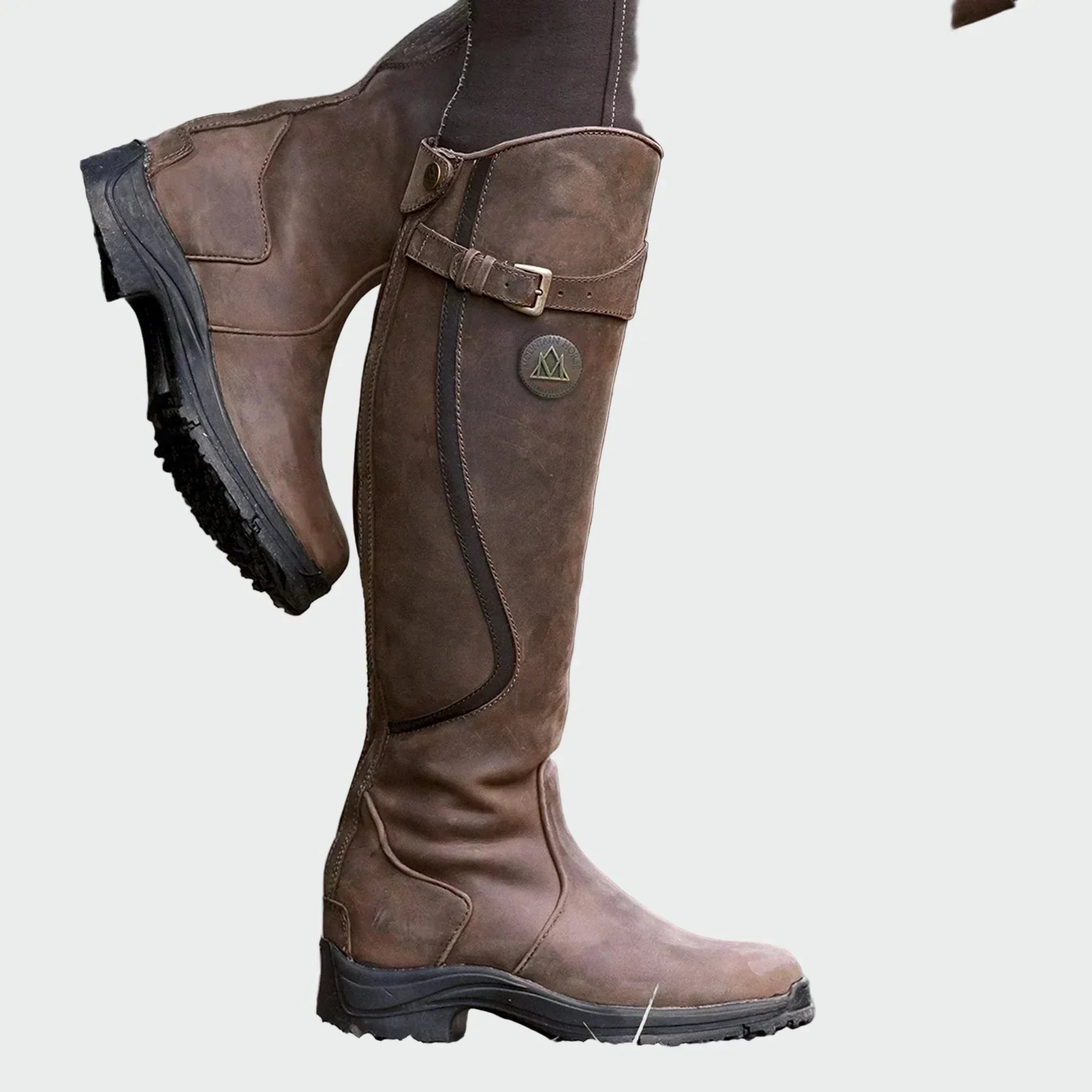Botas de couro ortopédicas premium feminino