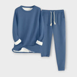 Conjunto de lã térmica feminino